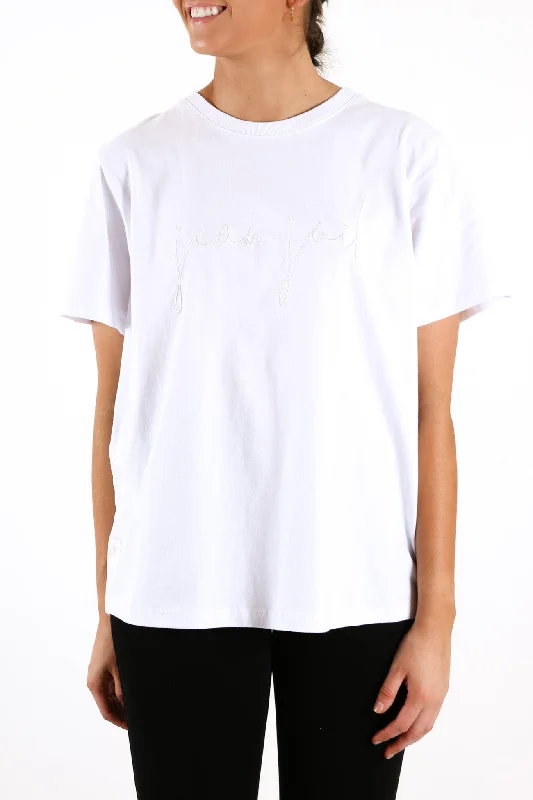 Leader Tee White