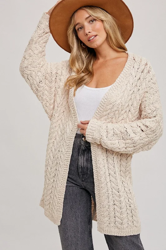 Cream Knit Cardigan