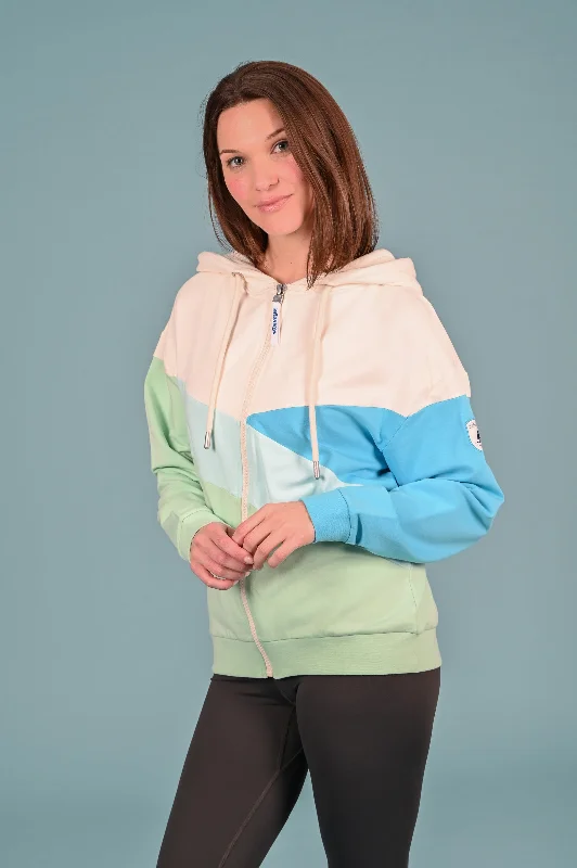 Cordelia Cucumber Mix Full-Zip Hoodie